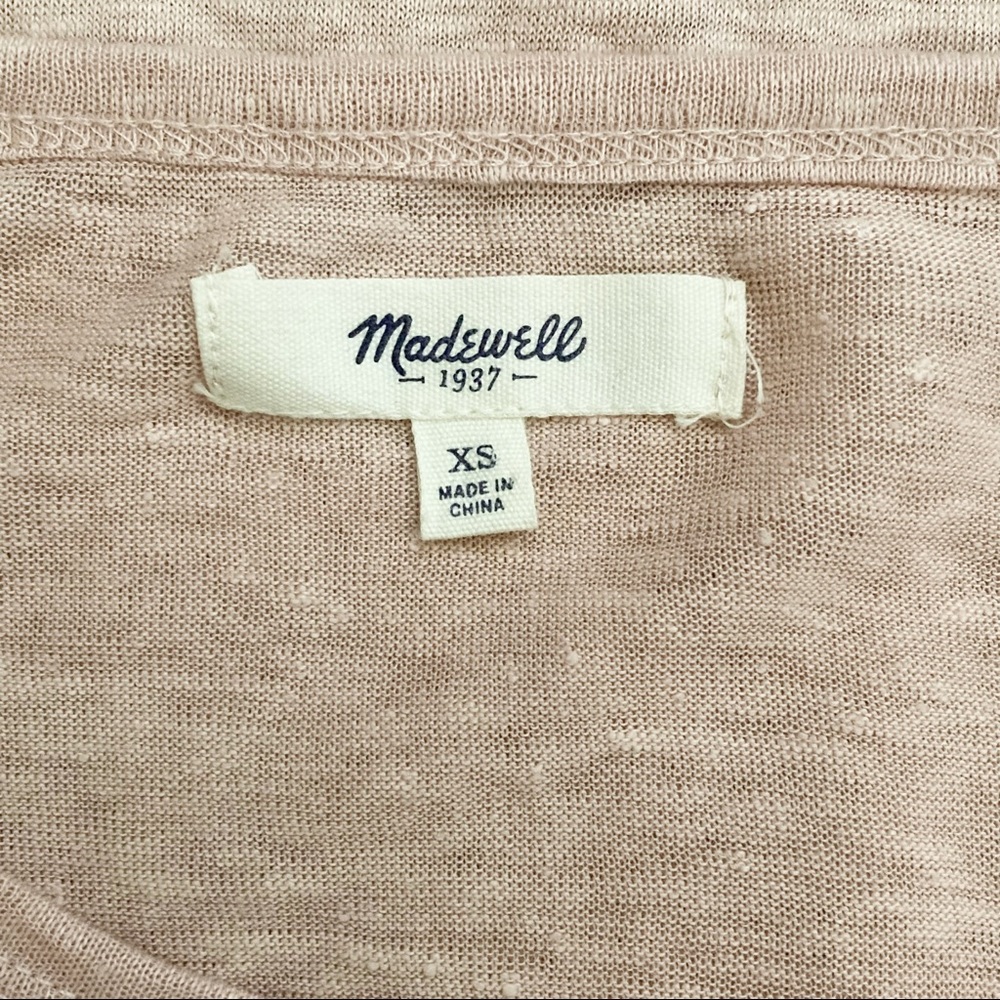 Madewell Linen Long Sleeve Top - Picture 4 of 4